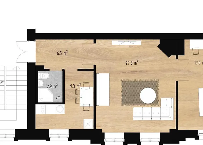 Ancient Storie's Ap 65sqm Renovated Free Parking * Рига